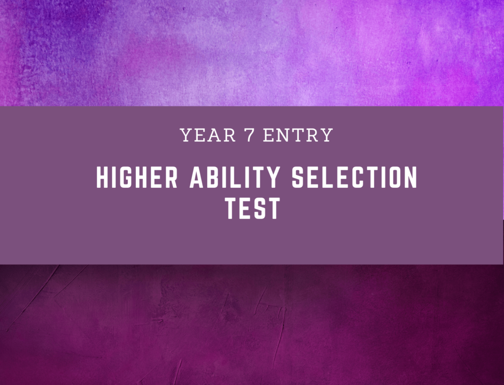 Higher Ability Selection Test (HAST)