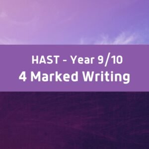 HAST 4 Marked Writing